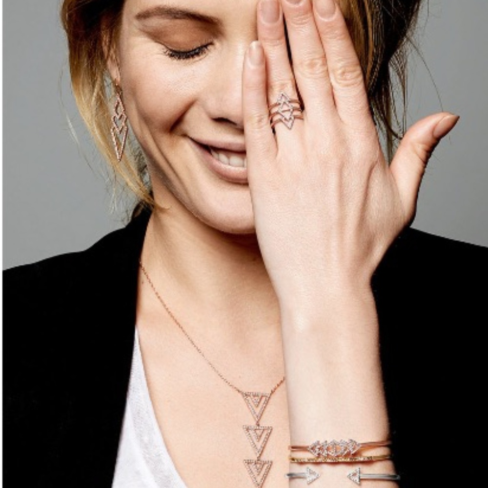 Stella & Dot | 🌸⚜️Rose Gold Pavé Spear Ring - Picture 2 of 8